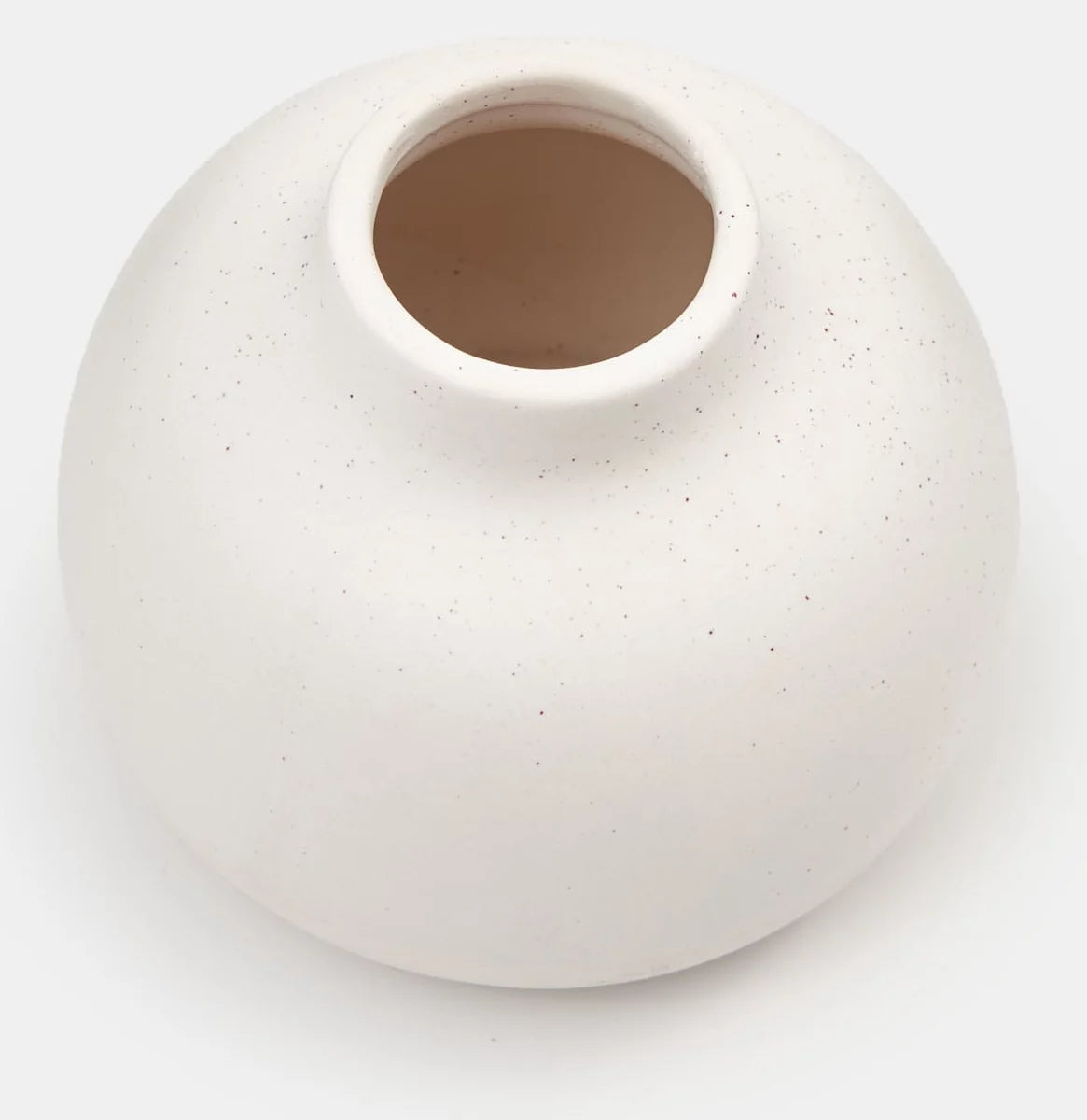 Whitish-Cream Ceramic Vase