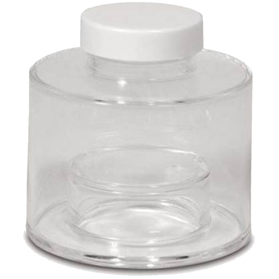 Fyrome 6 Bottles Clear Spice Tower Bottle, Stackable Spice Jars